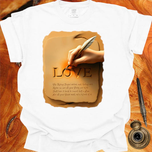 The Moving Finger Writes - Writing T-shirt