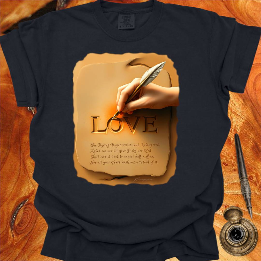 The Moving Finger Writes - Writing T-shirt