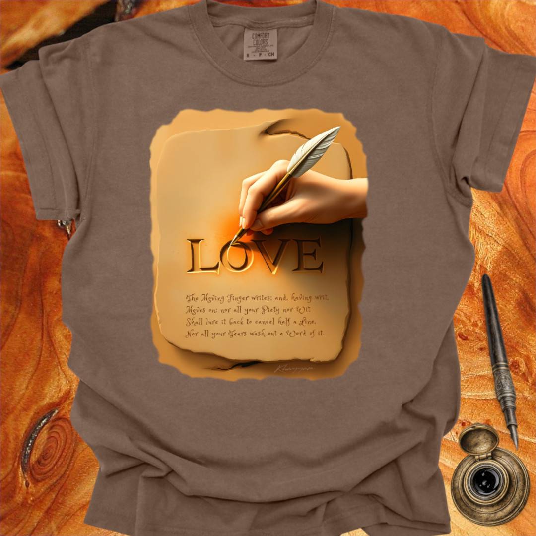 The Moving Finger Writes - Writing T-shirt