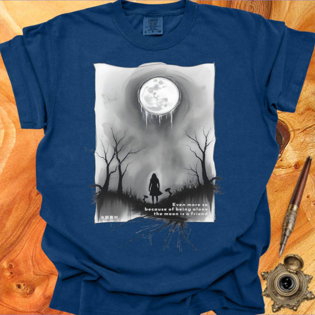 The Moon is a Friend - Poetry T-shirt