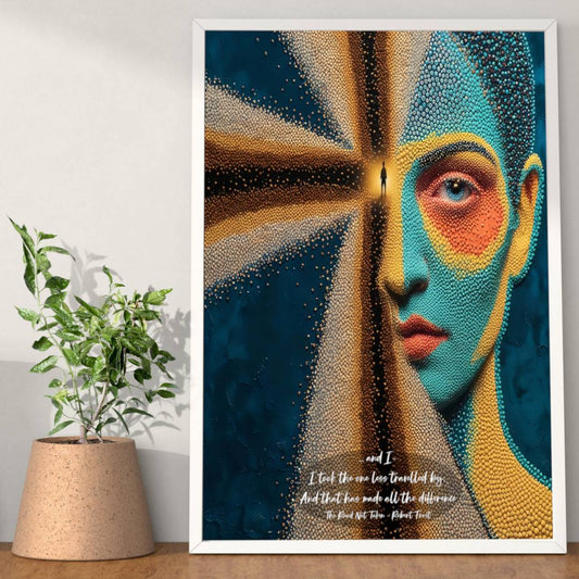 The Road Less Traveled —  Robert Frost Art Print