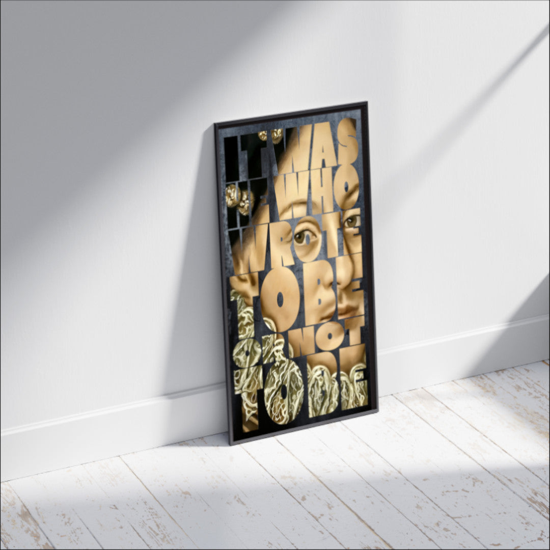 It was He who wrote To Be or not To Be —  Edward DeVere Art Print