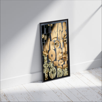 It was He who wrote To Be or not To Be —  Edward DeVere Art Print