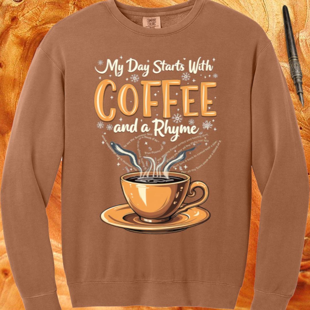 Coffee and a Rhyme - Crewneck Sweatshirt