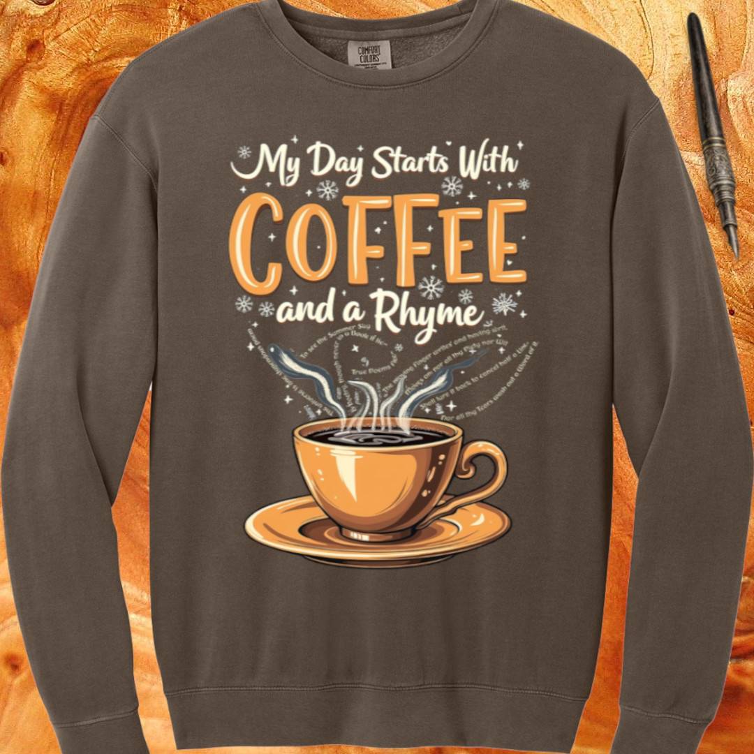 Coffee and a Rhyme - Crewneck Sweatshirt