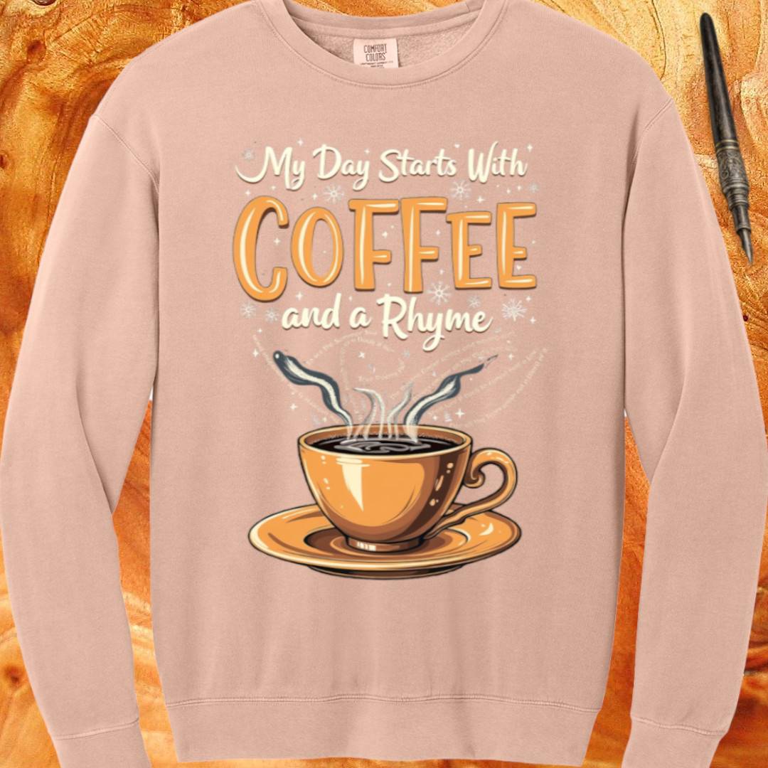 Coffee and a Rhyme - Crewneck Sweatshirt