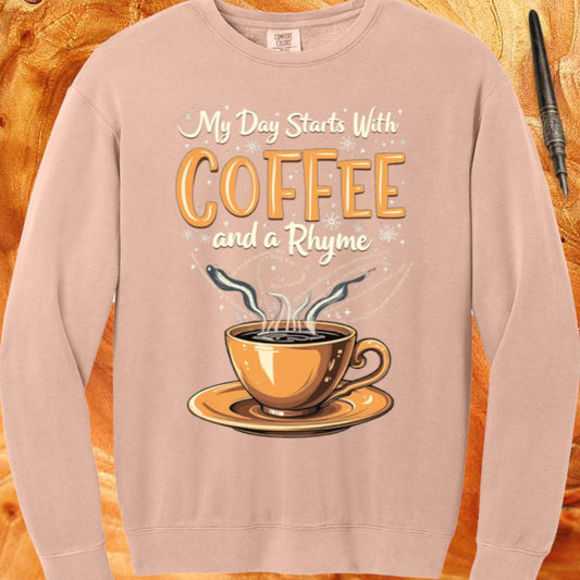 Coffee and a Rhyme - Crewneck Sweatshirt