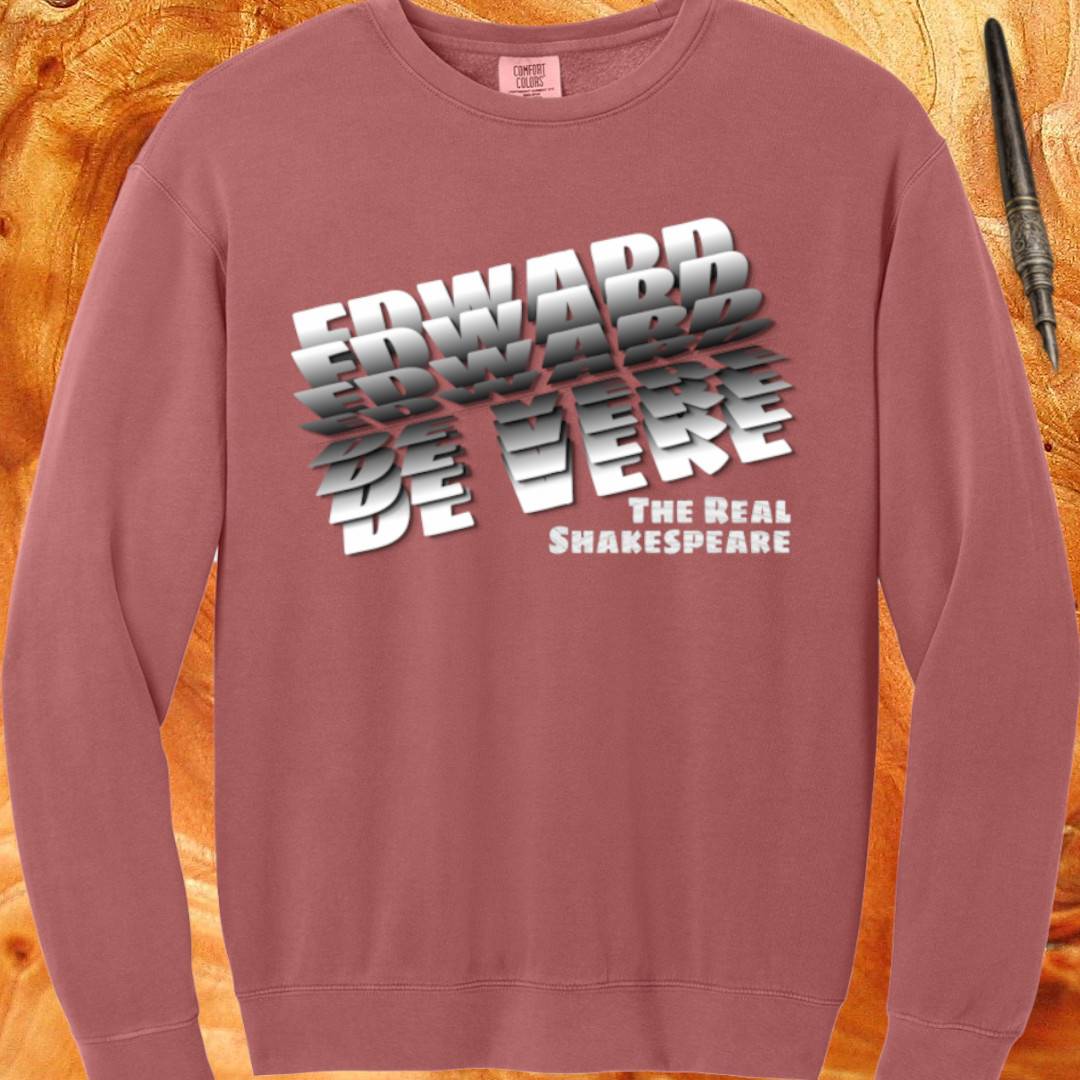 Edward DeVere, the Real Shakespeare - Crewneck Sweatshirt
