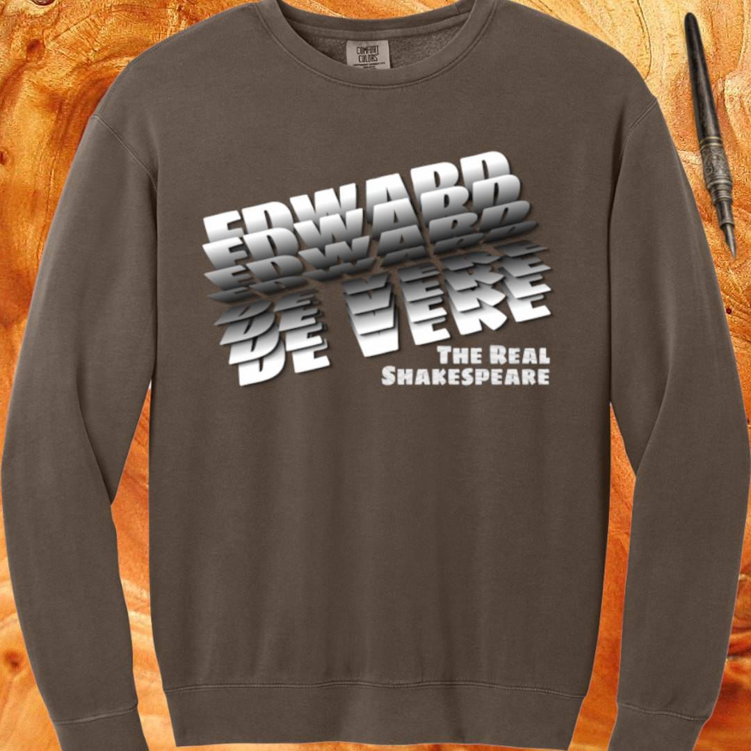 Edward DeVere, the Real Shakespeare - Crewneck Sweatshirt