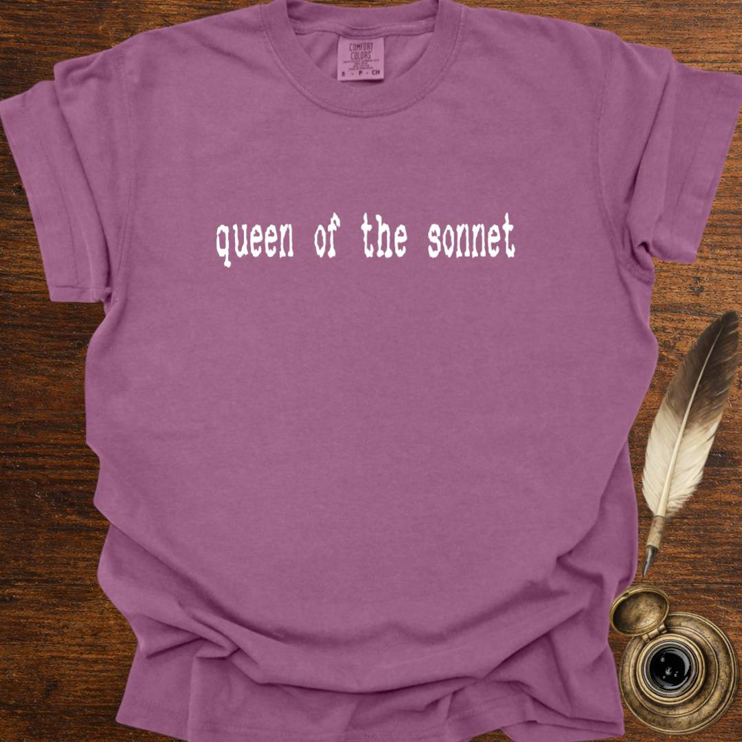 queen of the sonnet —  Shakespearean Tee