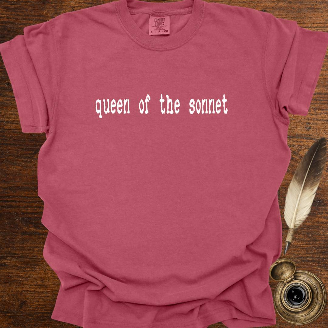 queen of the sonnet —  Shakespearean Tee