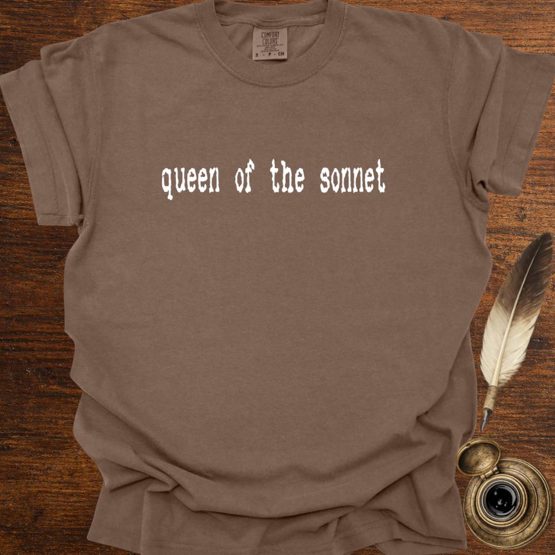 queen of the sonnet —  Shakespearean Tee