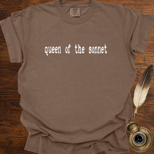 queen of the sonnet —  Shakespearean Tee
