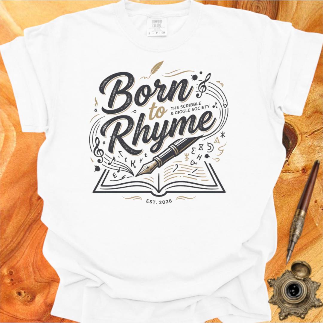 Born to Rhyme - Poetry T-shirt