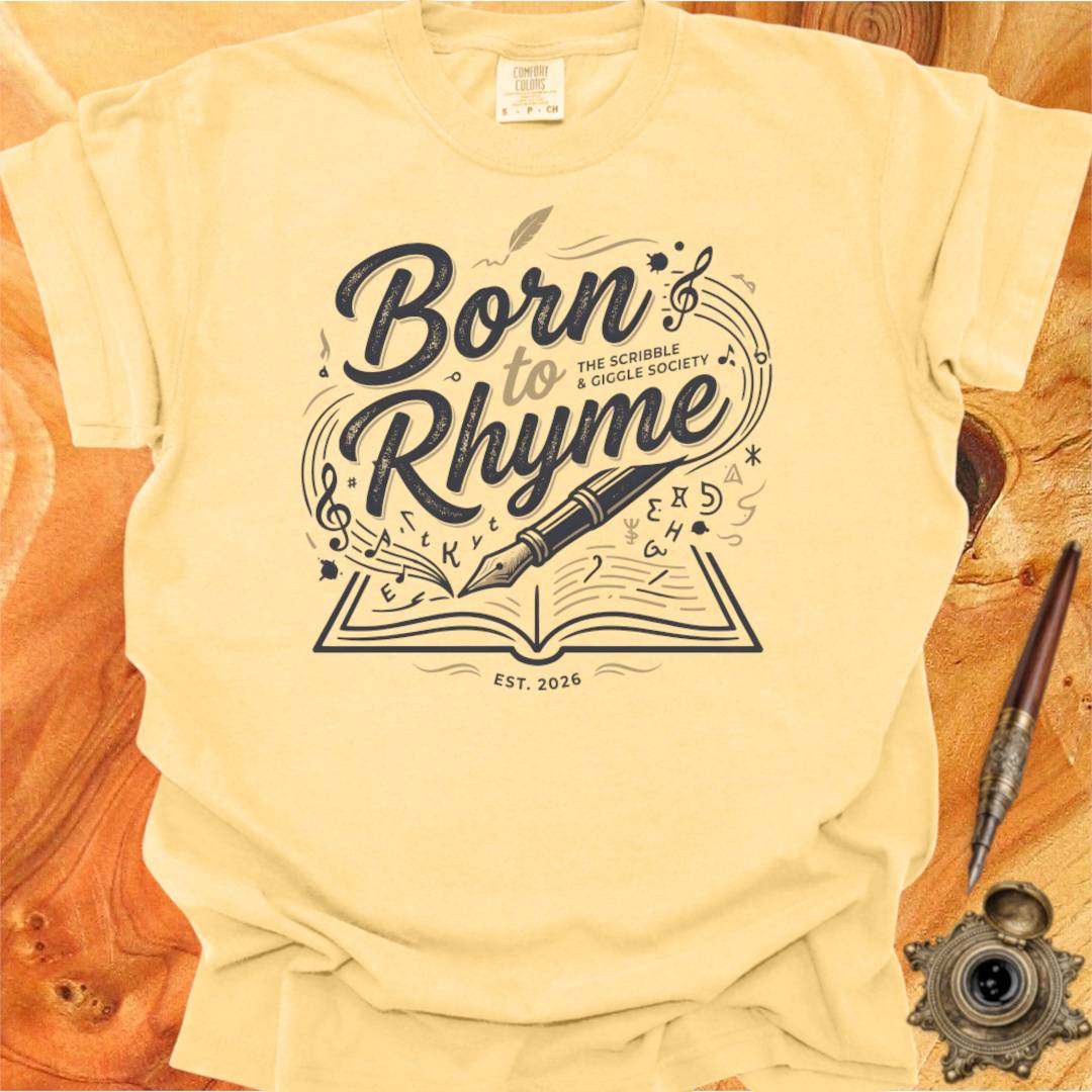 Born to Rhyme - Poetry T-shirt