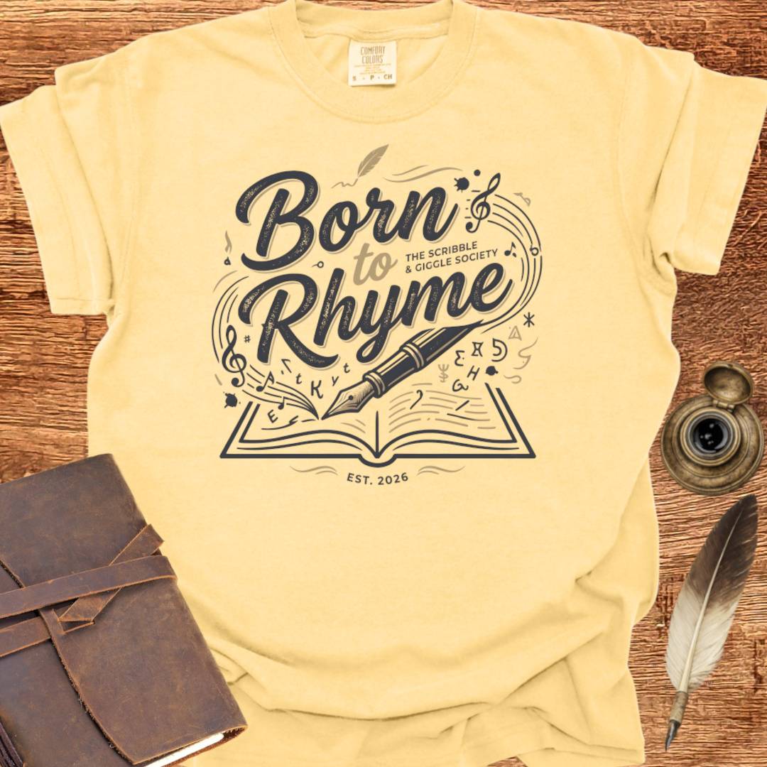 Born to Rhyme - Poetry T-shirt