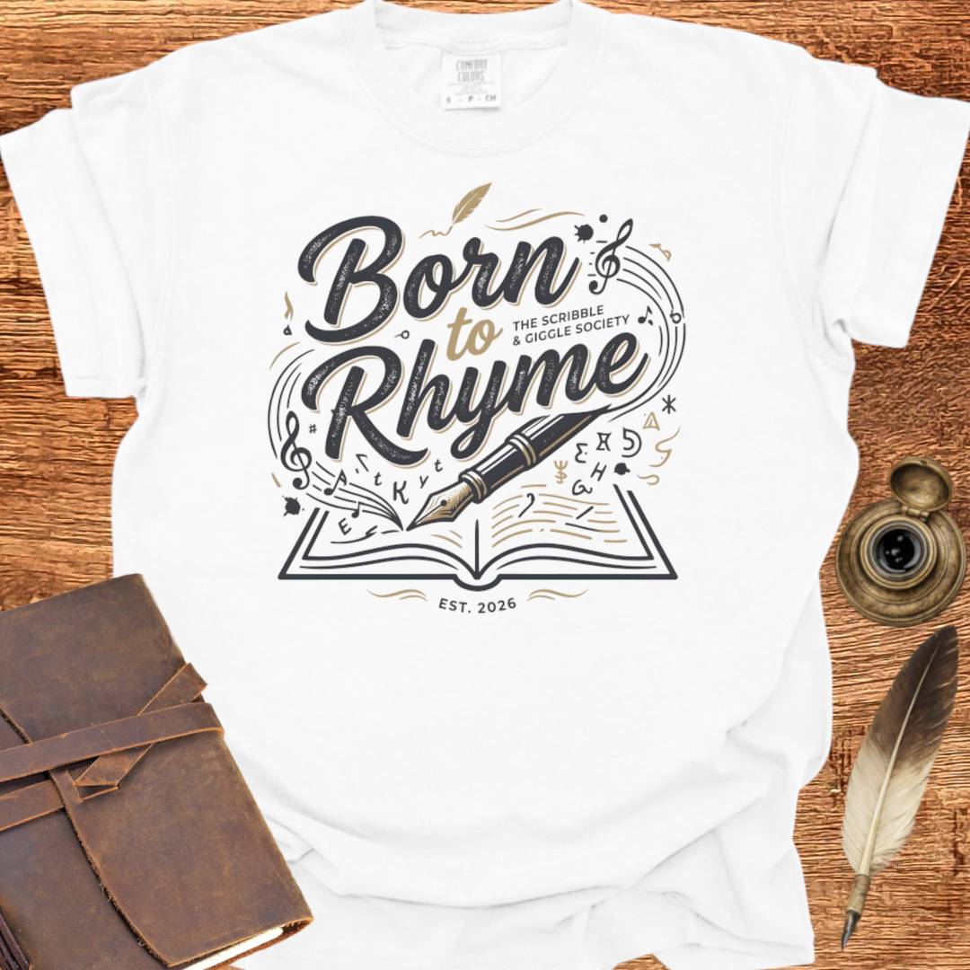 Born to Rhyme - Poetry T-shirt