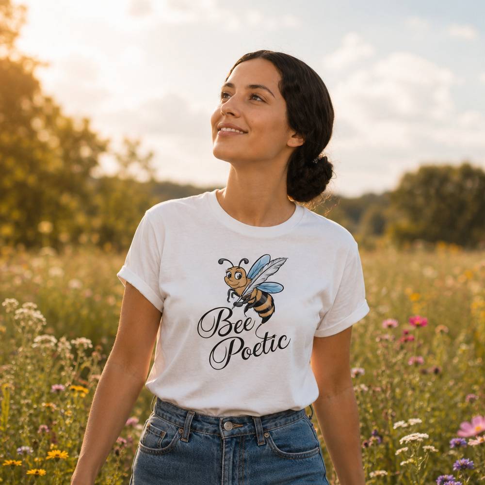 Bee Poetic - Poetry T-shirt