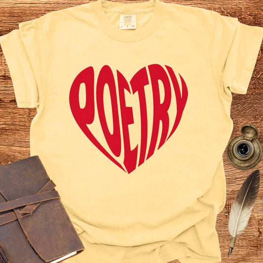 Heart Poetry - Poetry T-shirt