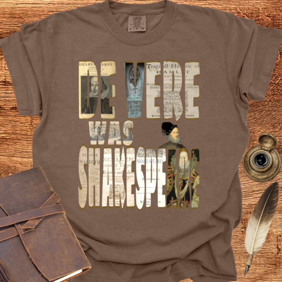 De Vere was Shakespeare —  Shakespearean Tee