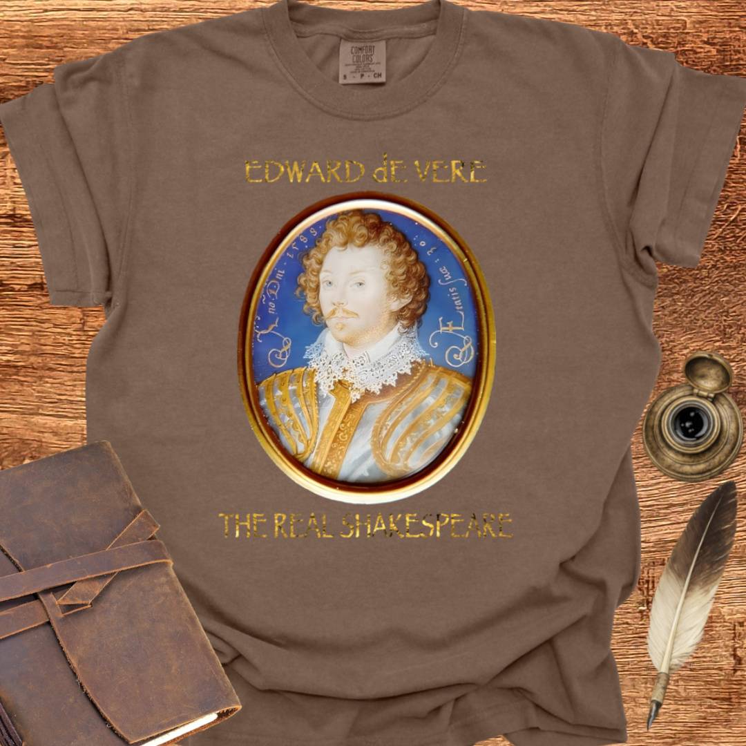 Edward DeVere portrait —  Shakespearean Tee