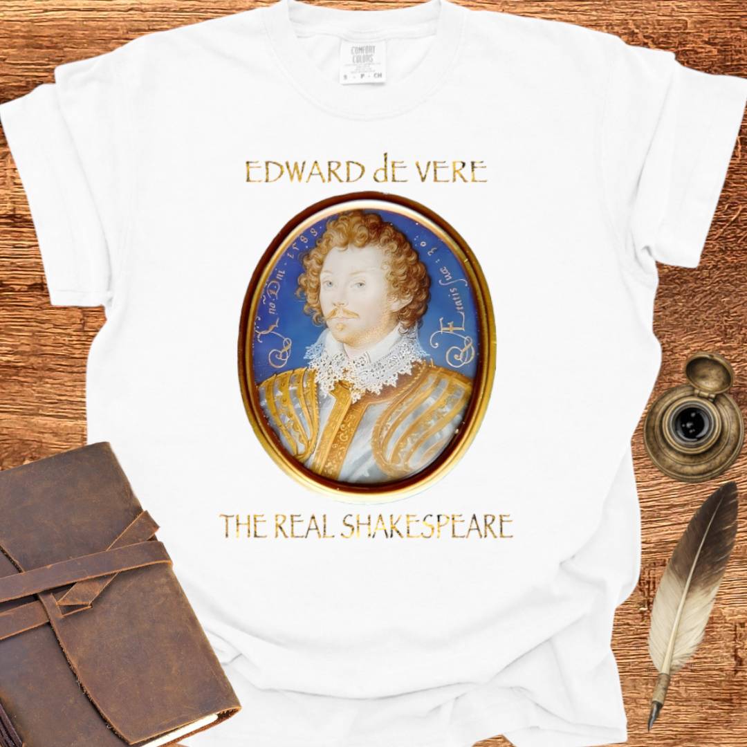 Edward DeVere portrait —  Shakespearean Tee