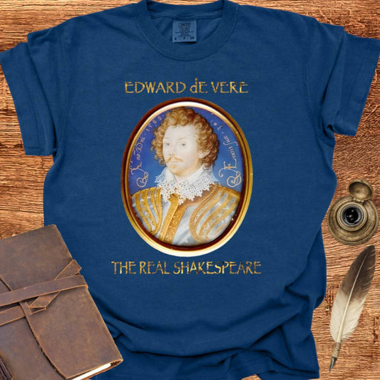 Edward DeVere portrait —  Shakespearean Tee