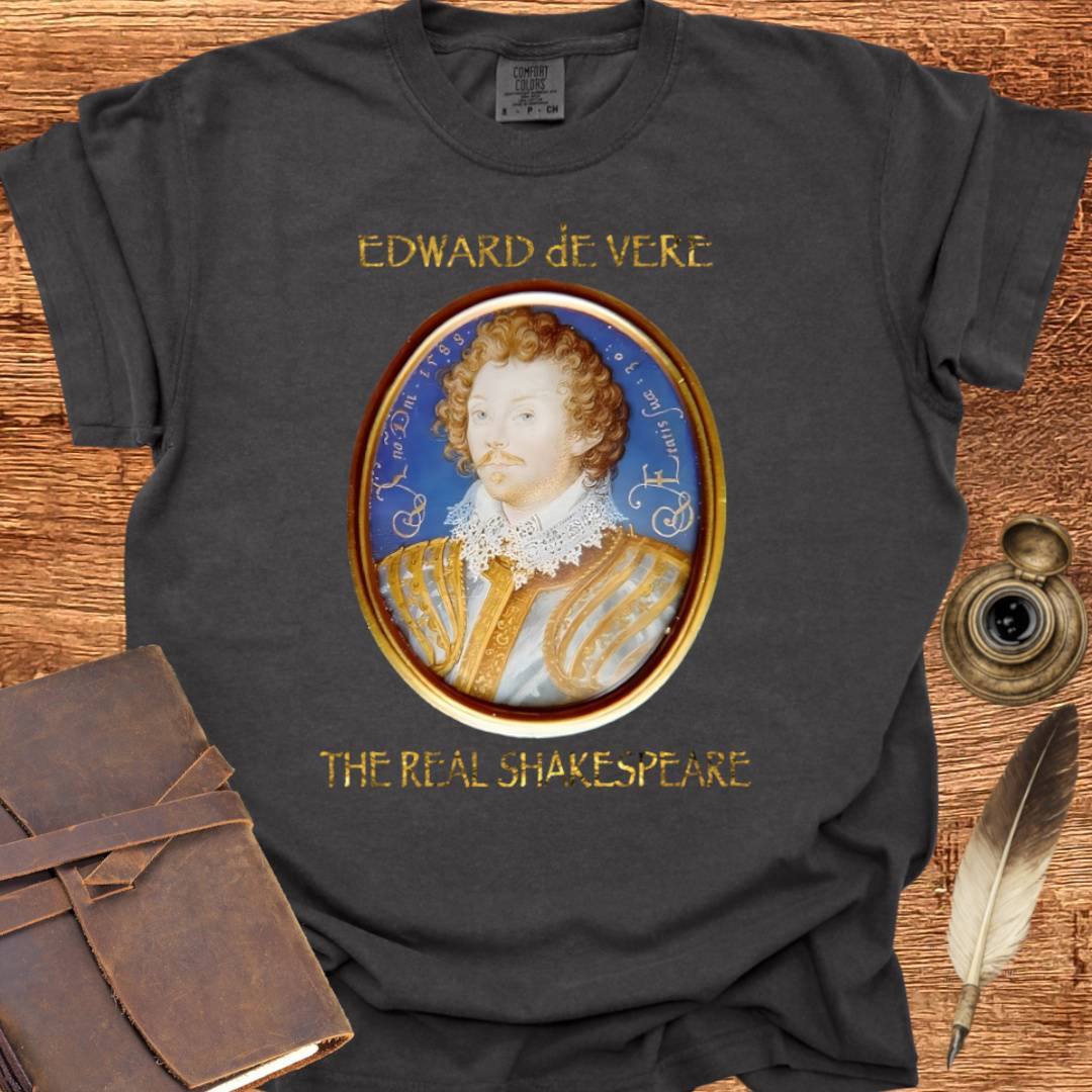 Edward DeVere portrait —  Shakespearean Tee