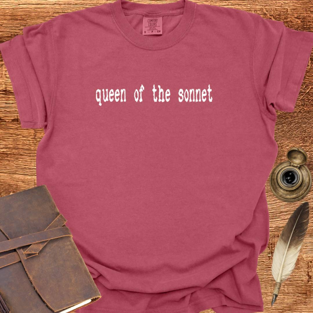 queen of the sonnet —  Shakespearean Tee