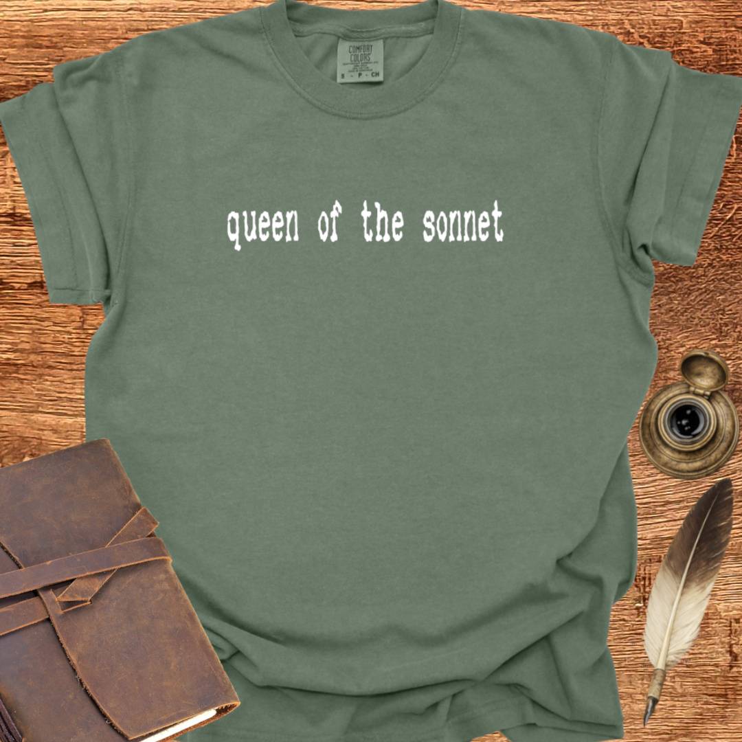 queen of the sonnet —  Shakespearean Tee
