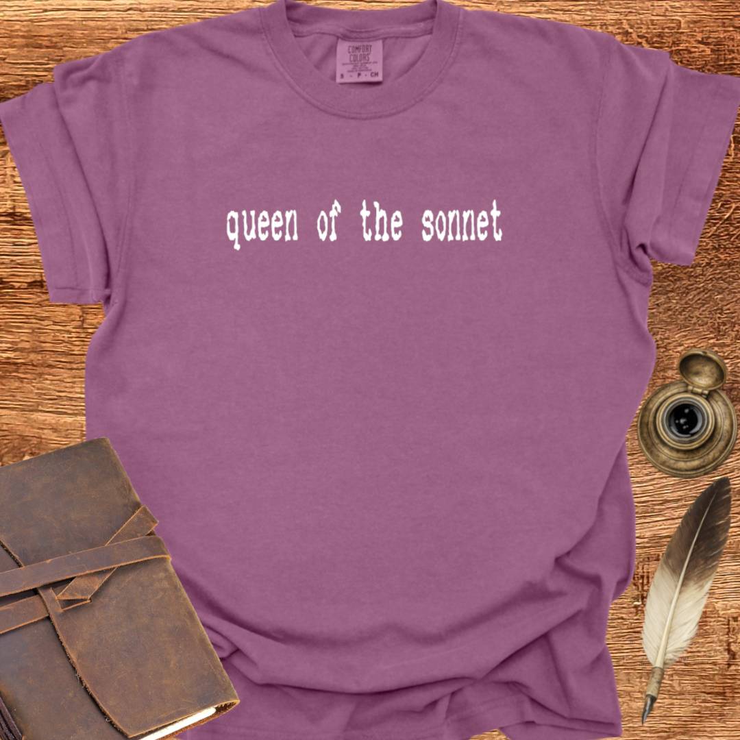 queen of the sonnet —  Shakespearean Tee