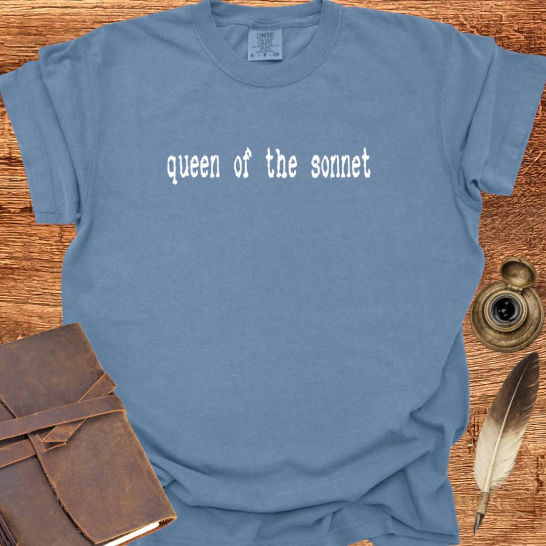 queen of the sonnet —  Shakespearean Tee