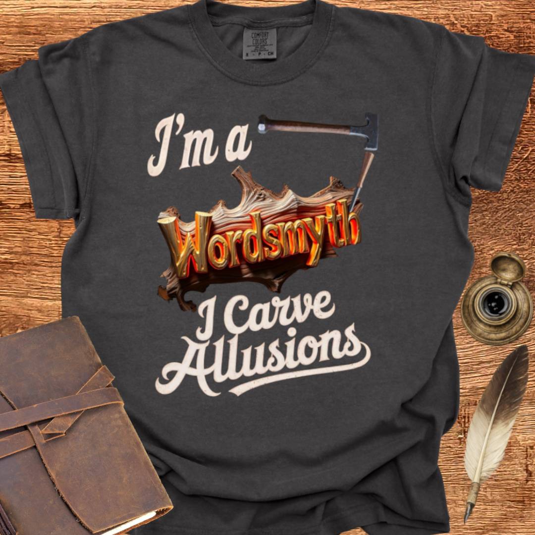 I Carve Allusions - Poetry T-shirt