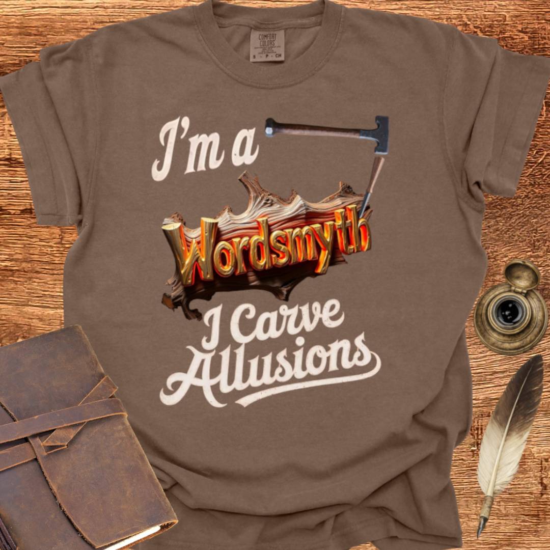 I Carve Allusions - Poetry T-shirt