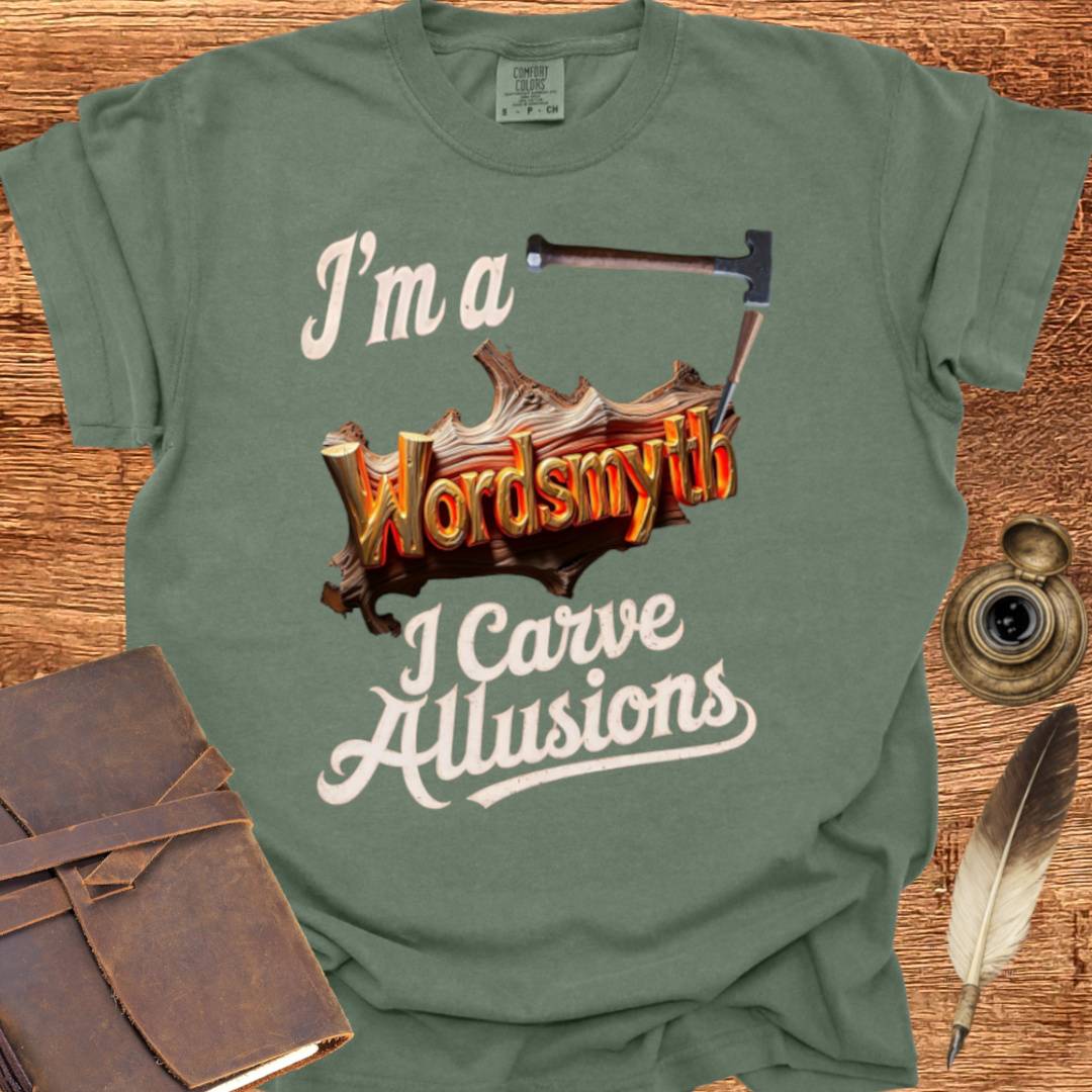 I Carve Allusions - Poetry T-shirt