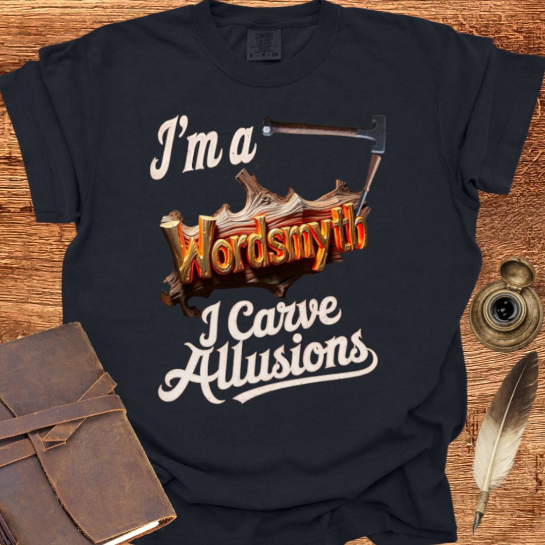 I Carve Allusions - Poetry T-shirt