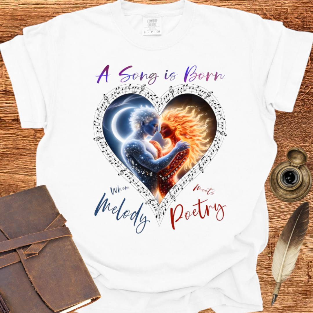 A Song is Born - Poetry T-shirt