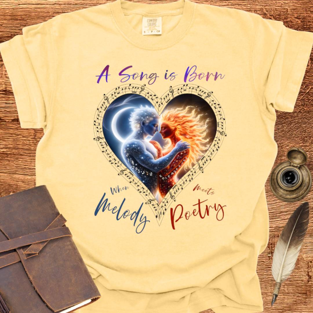 A Song is Born - Poetry T-shirt