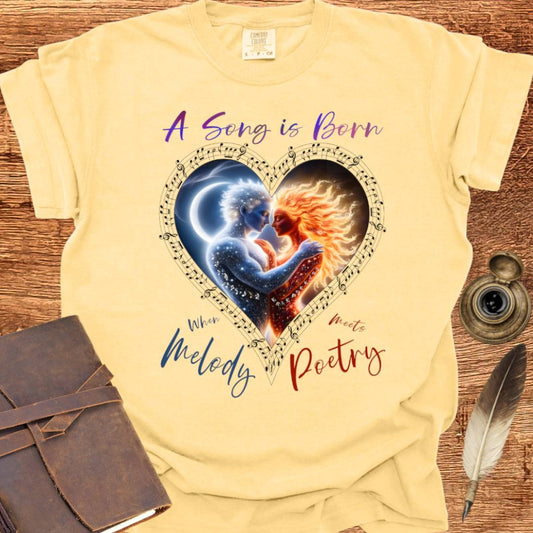 A Song is Born - Poetry T-shirt