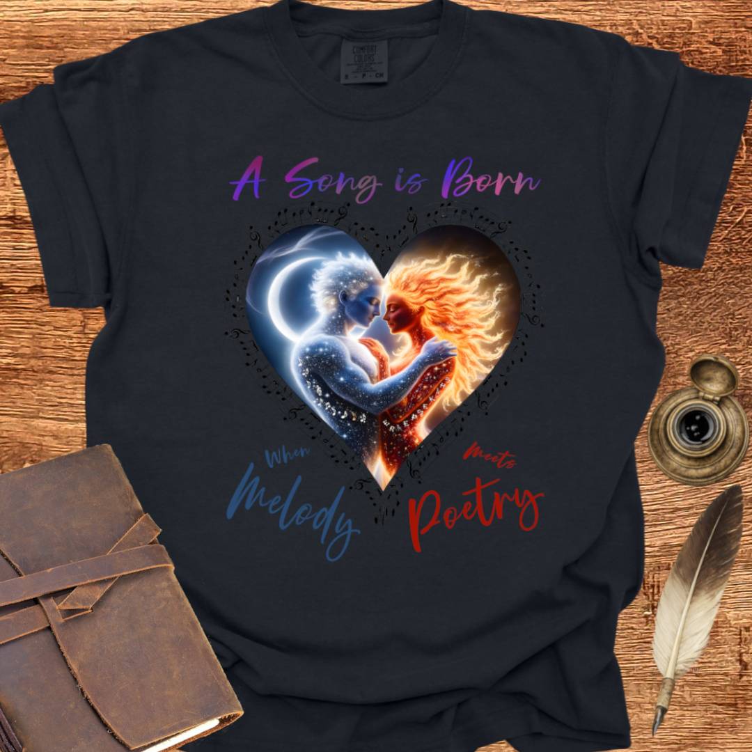 A Song is Born - Poetry T-shirt