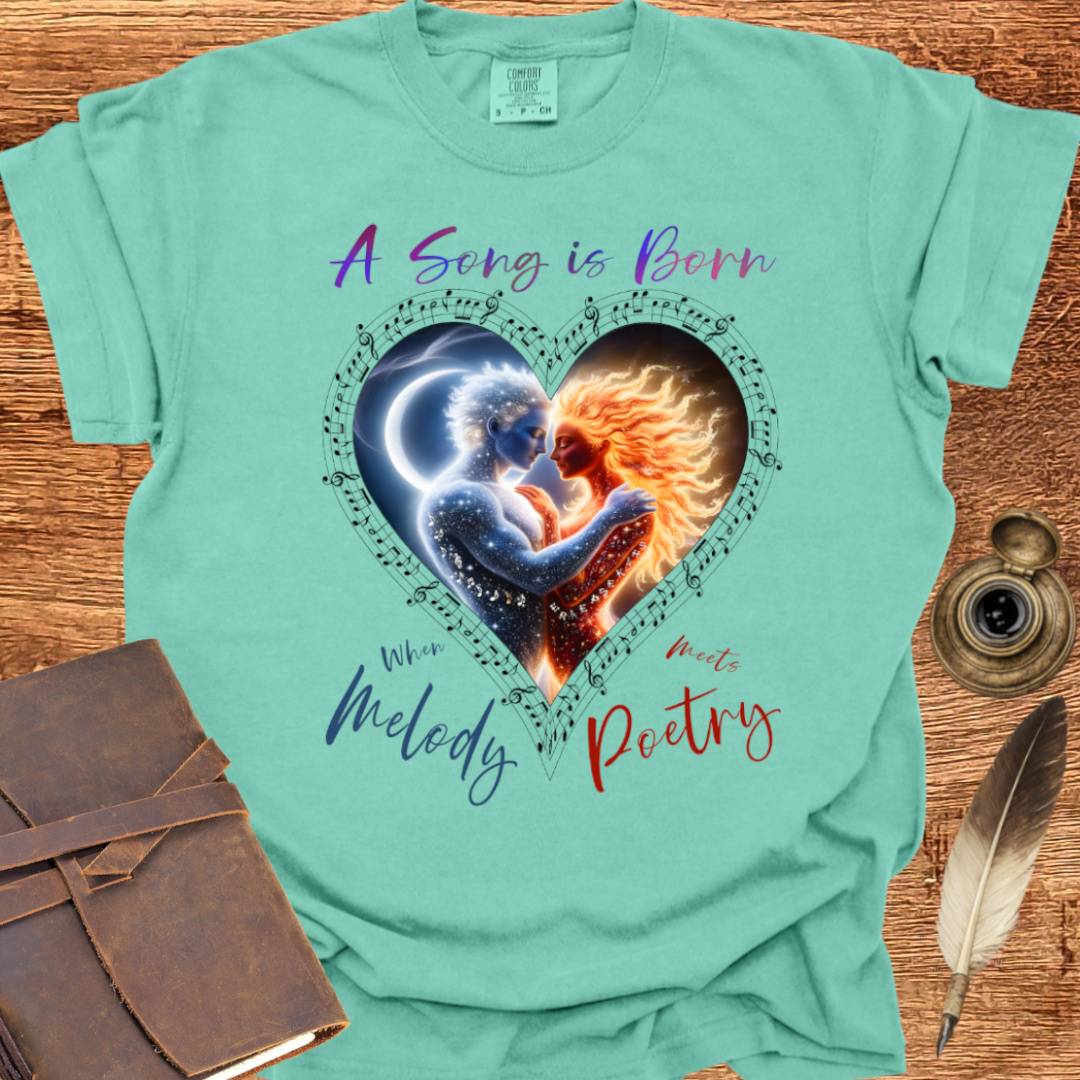 A Song is Born - Poetry T-shirt