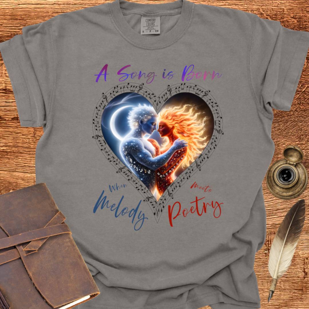 A Song is Born - Poetry T-shirt