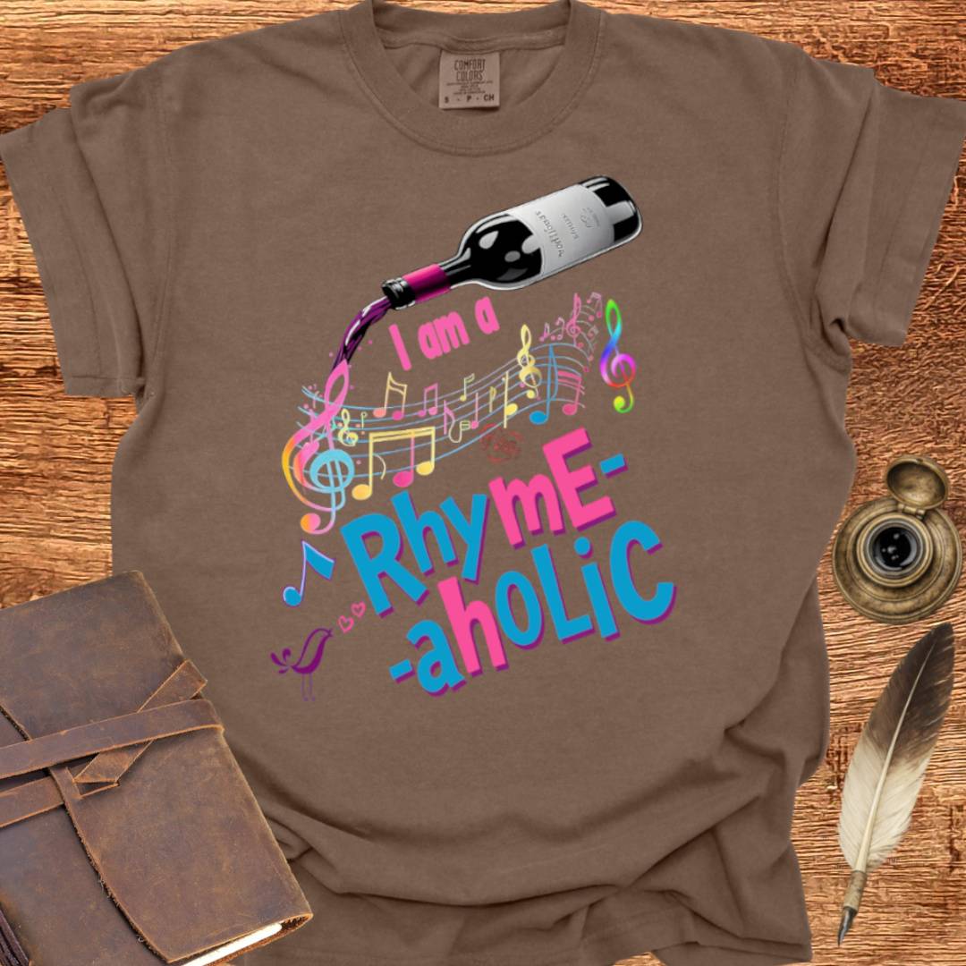 Rhymeaholic- Poetry T-shirt