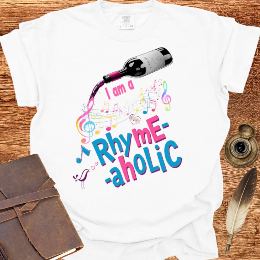 Rhymeaholic- Poetry T-shirt