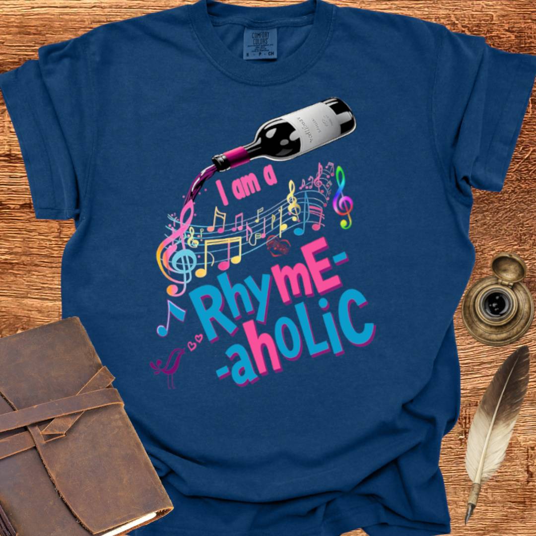 Rhymeaholic- Poetry T-shirt