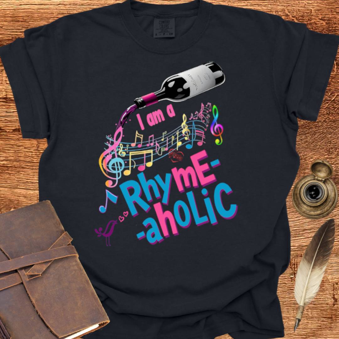 Rhymeaholic- Poetry T-shirt