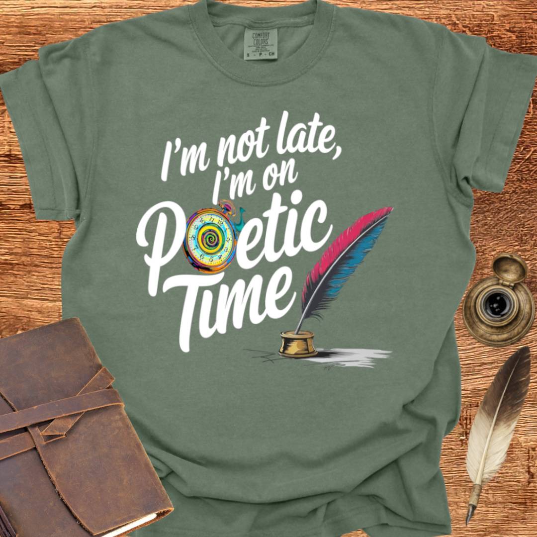 Poetic Time - Poetry T-shirt