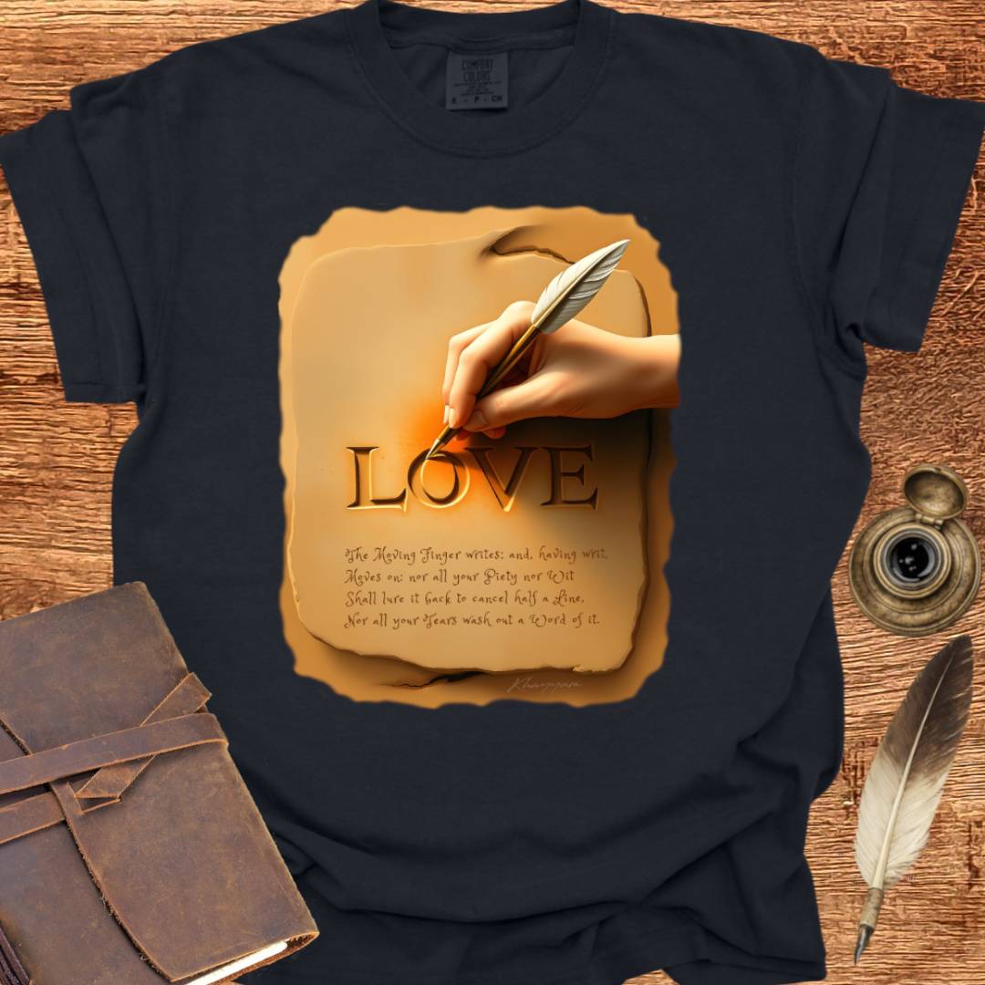 The Moving Finger Writes - Writing T-shirt