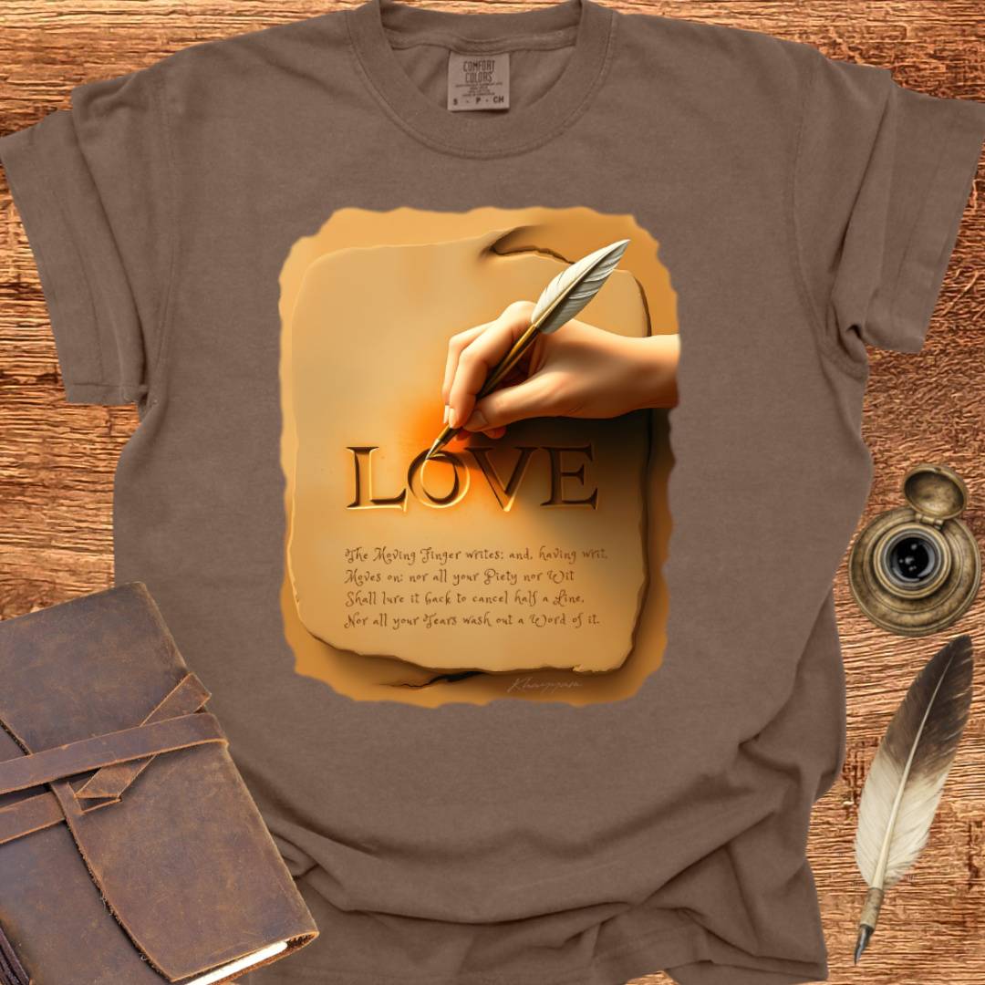 The Moving Finger Writes - Writing T-shirt