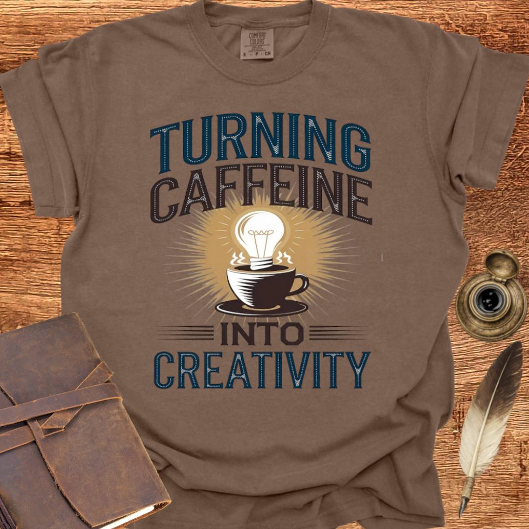 Turning Caffeine into Creativity - Creativity T-shirt